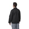 Whites Vegas Unisex Chefs Jacket Long Sleeve Black