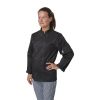 Whites Vegas Unisex Chefs Jacket Long Sleeve Black