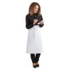 Whites Bistro Apron Polycotton White