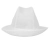 Trilby Hat with Net Snood White
