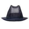 Trilby Hat with Snood Navy Blue