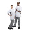 Whites Nevada Unisex Chefs Jacket Black and White