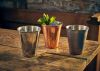 GenWare Beaded Vintage Steel Serving Cup 38cl/ 13.4oz - Pack of 12