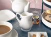 Genware Porcelain Traditional Serving Jug 28cl/ 10oz - Pack of 6