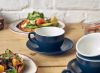 GenWare Porcelain Matt Blue Bowl Shaped Cup 25cl/8.75oz - Pack of 6