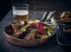 GenWare Hammered Copper Plated Presentation Plate 25cm - Pack of 12