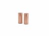 Copper Plated Straight Sided Salt & Pepper Set 7.5cm