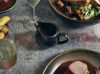 Genware Porcelain Matt Black Jug 14cl/ 5oz - Pack of 6