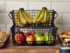 GenWare Black Wire Open Sided Display Basket GN 1/3