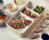 White Tokyo Melamine Large Bento Box Insert 17 x 7cm - Pack of 6