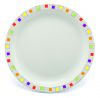 Harfield Polycarbonate Patterned Plates 23cm (10 Pack)