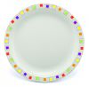 Harfield Polycarbonate Patterned Plates 17cm (12 Pack)