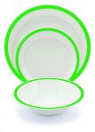 Harfield Polycarbonate Duo Bowls 17.3cm (12 Pack)