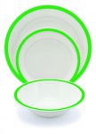 Harfield Polycarbonate Duo Bowls 17.3cm (10 Pack)