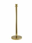 Genware Brass Plated Barrier Post - Pack of 2