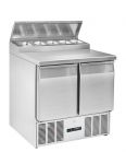 Blizzard BCC2EN-ECO Compact 2 Door Refrigerated Counter With Topper
