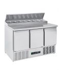 Blizzard BCC3EN-ECO Compact 3 Door Refrigerated Counter With Topper