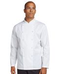 Dennys Budget White Long Sleeve Chef Jacket