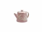 Terra Porcelain Rose Teapot 50cl/17.6oz - Pack of 6