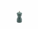 Olive Green Wooden Salt/Pepper Grinder 10cm
