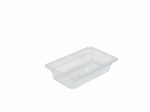 1/4 -Polycarbonate GN Pan 100mm Clear