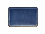 Terra Porcelain Aqua Blue Rectangular Platter 30 x 20cm - Pack of 3