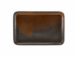 Terra Porcelain Rustic Copper Rectangular Platter 30 x 20cm - Pack of 3