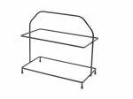 Two-Tier Display Stand GN 1/3