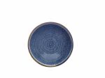 Terra Porcelain Aqua Blue Low Presentation Plate 21cm - Pack of 6