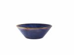 Terra Porcelain Aqua Blue Conical Bowl 19.5cm - Pack of 6