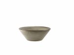 Terra Porcelain Grey Conical Bowl 16cm - Pack of 6