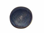 Terra Porcelain Aqua Blue Organic Plate 25cm - Pack of 6