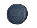 Terra Porcelain Aqua Blue Organic Plate 28.5cm - Pack of 6