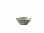 Terra Porcelain Matt Grey Conical Bowl 14cm - Pack of 6