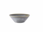 Terra Porcelain Matt Grey Conical Bowl 19.5cm - Pack of 6