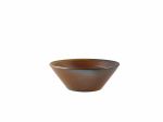 Terra Porcelain Rustic Copper Conical Bowl 16cm - Pack of 6