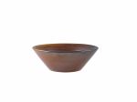 Terra Porcelain Rustic Copper Conical Bowl 19.5cm - Pack of 6