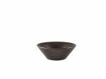 Terra Porcelain Black Conical Bowl 14cm - Pack of 6