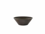 Terra Porcelain Black Conical Bowl 16cm - Pack of 6
