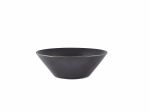 Terra Porcelain Black Conical Bowl 19.5cm - Pack of 6