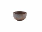 Terra Porcelain Rustic Copper Round Bowl 11.5cm - Pack of 6