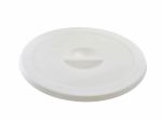 White Polyethylene Bin Lid