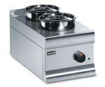 Lincat BS3 2 Round Pot Bain Marie - Dry Well