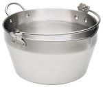 Kitchen Craft Home Made Stainless Steel 9 Litre Maslin Pan with Handle