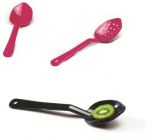 Black Polycarbonate Perforated Serving Spoon 28.9cm