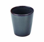 Terra Stoneware Rustic Blue Conical Cup 10cm - Pack of 6
