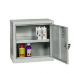 Grey Mini COSHH Cabinet 457mm H x 457mm W x 305mm D