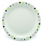 Harfield Polycarbonate Patterned Plates 23cm (10 Pack)