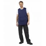Whites One Size Tabard With Pocket Navy Blue