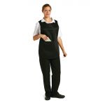 Whites One Size Tabard With Pocket Black